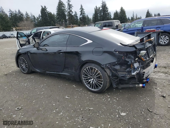 2015 Lexus RC F with VIN JTHHP5BC0F5000738, listed as a Copart auction lot 44816165 with 64,630 mi miles and Salvage Title. Bid and sale history available at carsss.com. Image 2.