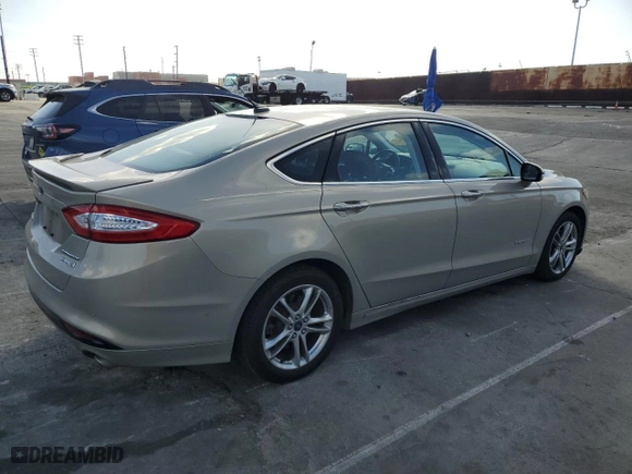 2015 Ford Fusion Titanium Hybrid with VIN 3FA6P0RU7FR105628, listed as a Copart auction lot 46954605 with 112,558 mi miles and Salvage Title. Bid and sale history available at carsss.com. Image 3.