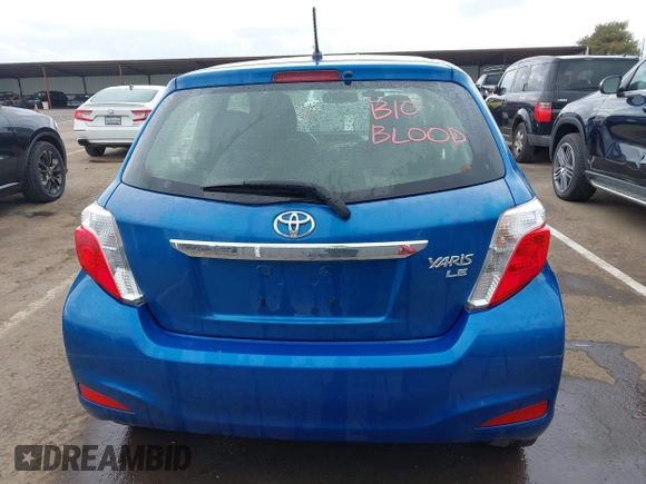 2013 Toyota Yaris L with VIN JTDJTUD3XDD572098, listed as a IAAI auction lot 41903113 with 106,900 mi miles. Bid and sale history available at carsss.com. Image 16.