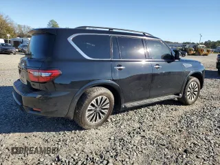 2022 Nissan Armada SL with VIN JN8AY2BA3N9392221, listed as a Copart auction lot 82014444 with 40,244 mi miles and Salvage Title. Bid and sale history available at carsss.com. Image 3.