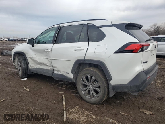 2023 Toyota RAV4 Hybrid XLE Premium with VIN 4T3B6RFV5PU112099, listed as a Copart auction lot 45640365 with 9,339 mi miles and Salvage Title. Bid and sale history available at carsss.com. Image 2.
