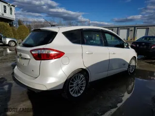 2014 Ford C-Max Energi SEL with VIN 1FADP5CU0EL500583, listed as a Copart auction lot 46593615 with 128,457 mi miles and Clean Title. Bid and sale history available at carsss.com. Image 3.