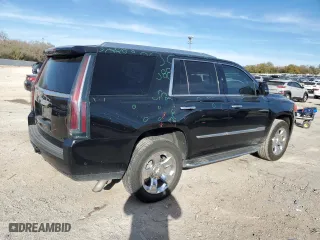 2018 Cadillac Escalade Luxury with VIN 1GYS3BKJXJR348574, listed as a Copart auction lot 81994574 with 143,867 mi miles and Salvage Title. Bid and sale history available at carsss.com. Image 3.