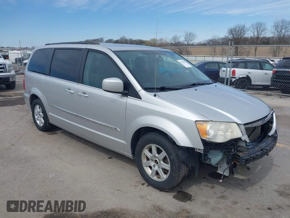 2012 Chrysler Town & Country Touring with VIN 2C4RC1BG5CR157712, listed as a IAAI auction lot 41942939 with 244,799 mi miles. Bid and sale history available at carsss.com. Image 13.