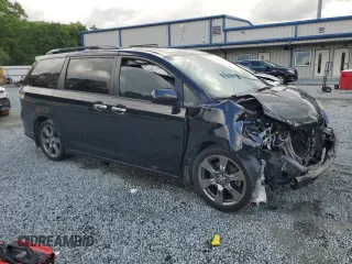 2018 Toyota Sienna SE с VIN 5TDXZ3DC9JS912005, выставлен на аукционе Copart как лот 52794685 с пробегом 75 861 миль миль и Списание • Salvage title. История ставок и продаж доступна на DreamBid. Изображение 4.