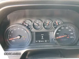 2020 Chevrolet Silverado 1500 Custom Trail Boss with VIN 3GCPYCEFXLG445173, listed as a Copart auction lot 48675725 with 63,073 mi miles and Salvage Title. Bid and sale history available at DreamBid. Image 9.