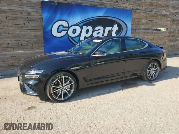 2024 Genesis G70 2.5T with VIN KMTG34SC4RU143352, listed as a Copart auction lot 56943305 with 20,316 mi miles and Clean title. Bid and sale history available at DreamBid. Image 1.