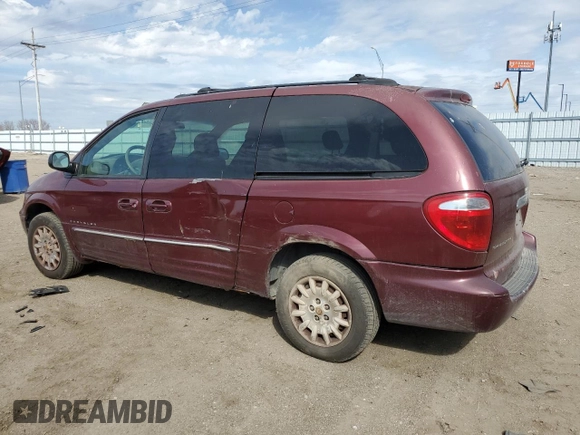2001 Chrysler Town & Country LXi with VIN 2C4GP54L21R324666, listed as a Copart auction lot 50709465 with 245,830 mi miles and Salvage Title. Bid and sale history available at DreamBid. Image 2.