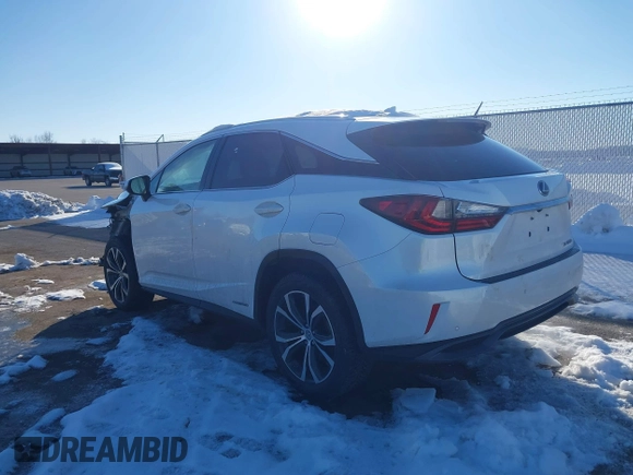 2017 Lexus RX with VIN 2T2BGMCA5HC008706, listed as a IAAI auction lot 41237043 with 91,065 mi miles. Bid and sale history available at carsss.com. Image 3.