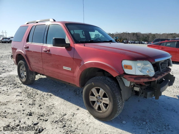 2008 Ford Explorer XLT with VIN 1FMEU73E78UA61484, listed as a Copart auction lot 47226225 with 232,946 mi miles and Salvage Title. Bid and sale history available at carsss.com. Image 4.