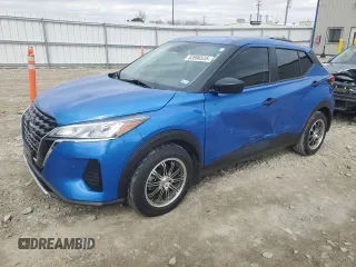 2022 Nissan Kicks S with VIN 3N1CP5BV7NL486379, listed as a Copart auction lot 52696535 with 22,226 mi miles and Non Repairable. Bid and sale history available at carsss.com. Image 1.
