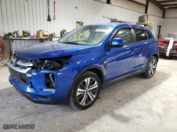 2021 Mitsubishi Outlander Sport ES with VIN JA4APUAU5MU007902, listed as a Copart auction lot 89381855 with 48,420 mi miles and Salvage Title. Bid and sale history available at carsss.com. Image 1.