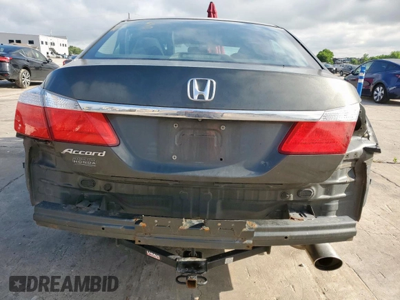 2013 Honda Accord LX z VIN 1HGCR2F39DA142218, wystawiony jako Copart lot #55621635 z przebiegiem 109 215 mil mil oraz Szkoda całkowita • Salvage title. Historia ofert i sprzedaży dostępna na DreamBid. Obrazek 6.