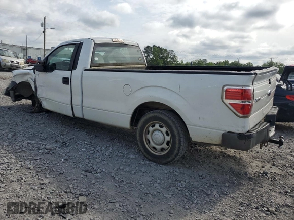 2010 Ford F-150 XL with VIN 1FTMF1CW4AKB46235, listed as a Copart auction lot 56931335 with 117,402 mi miles and Salvage title. Bid and sale history available at DreamBid. Image 2.