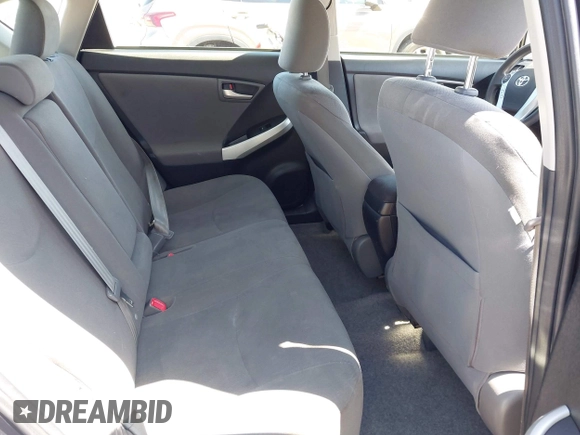 2012 Toyota Prius One with VIN JTDKN3DU8C1558122, listed as a IAAI auction lot 41951021 with 142,639 mi miles. Bid and sale history available at carsss.com. Image 8.
