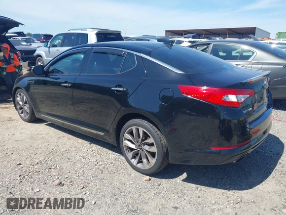 2013 Kia Optima SX with VIN 5XXGR4A66DG094565, listed as a IAAI auction lot 42295476 with 112,618 mi miles and . Bid and sale history available at DreamBid. Image 3.