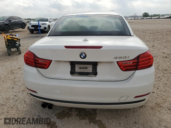 2017 BMW 4 Series 430i with VIN WBA4U7C5XH5H19230, listed as a Copart auction lot 55303435 with 98,762 mi miles and Salvage title. Bid and sale history available at DreamBid. Image 6.