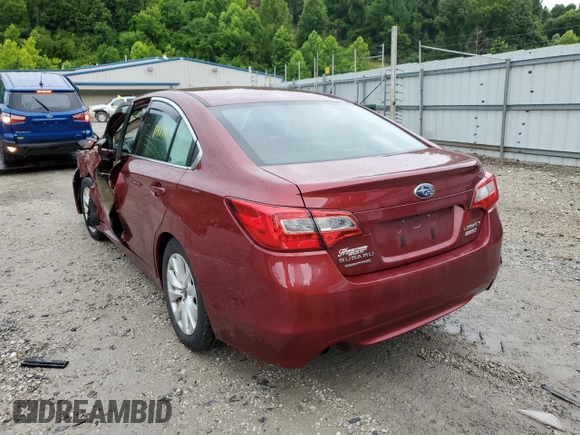 2017 Subaru Legacy with VIN 4S3BNAB65H3051070, listed as a Copart auction lot 50872952 with 114,176 mi miles. Bid and sale history available at carsss.com. Image 3.