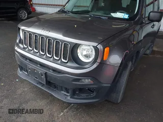 2017 Jeep Renegade Sport with VIN ZACCJBAB3HPE81518, listed as a IAAI auction lot 42414045 with 119,702 mi miles and . Bid and sale history available at DreamBid. Image 6.