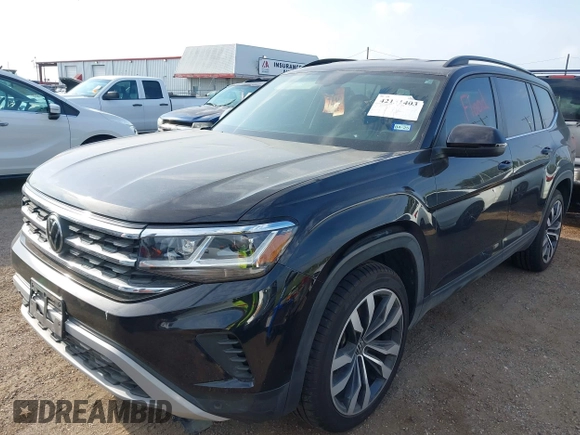 2021 Volkswagen Atlas SE с VIN 1V2WR2CA5MC596161, выставлен на аукционе IAAI как лот 42131403 с пробегом 46 759 миль миль и . История ставок и продаж доступна на DreamBid. Изображение 2.