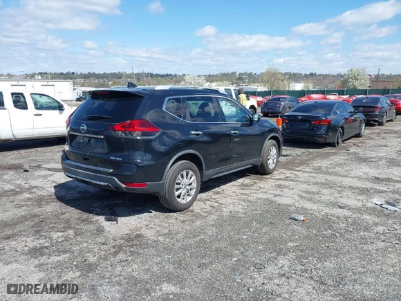 2017 Nissan Rogue SV with VIN KNMAT2MV1HP611073, listed as a IAAI auction lot 41974457 with 92,966 mi miles. Bid and sale history available at carsss.com. Image 4.