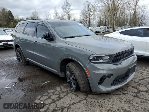 2021 Dodge Durango GT with VIN 1C4RDJDG0MC805865, listed as a Copart auction lot 51013505 with 41,280 mi miles and Salvage title. Bid and sale history available at DreamBid. Image 4.
