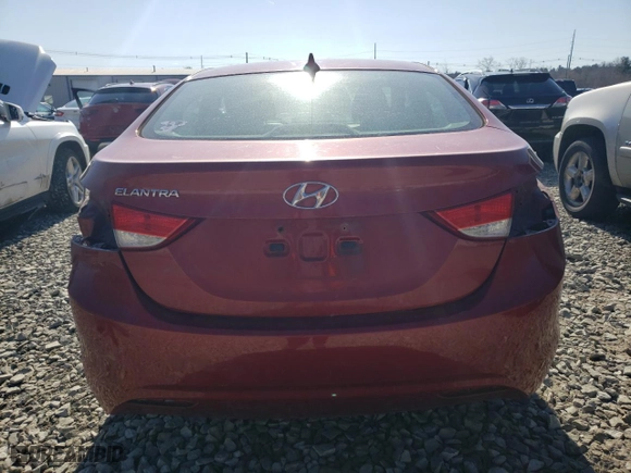 2011 Hyundai Elantra Ltd with VIN KMHDH4AE4BU088702, listed as a Copart auction lot 48212885 with 96,333 mi miles and Clean Title. Bid and sale history available at carsss.com. Image 6.