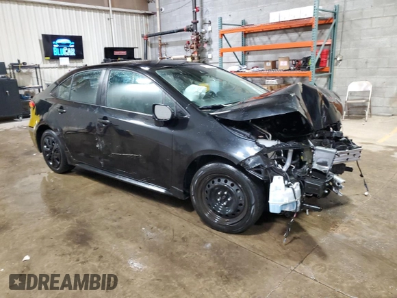 2021 Toyota Corolla LE with VIN 5YFEPMAE6MP254147, listed as a Copart auction lot 42694235 with 81,446 mi miles and Clean Title. Bid and sale history available at carsss.com. Image 4.