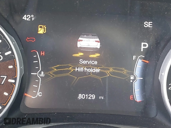2020 Jeep Compass Limited with VIN 3C4NJCCB9LT187666, listed as a IAAI auction lot 41777761 with 80,129 mi miles and . Bid and sale history available at DreamBid. Image 15.