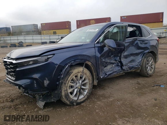 2025 Honda CR-V EX-L with VIN 7FARS4H76SE018005, listed as a Copart auction lot 52737255 with 147 mi miles and Salvage Title. Bid and sale history available at DreamBid. Image 1.