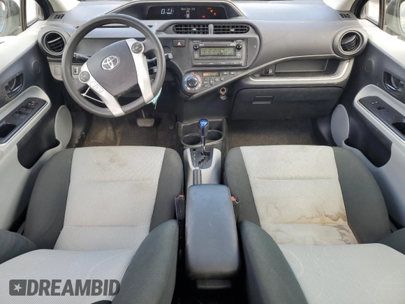 2014 Toyota Prius One with VIN JTDKDTB38E1568326, listed as a Copart auction lot 54869445 with 156,858 mi miles and Salvage Title. Bid and sale history available at DreamBid. Image 8.
