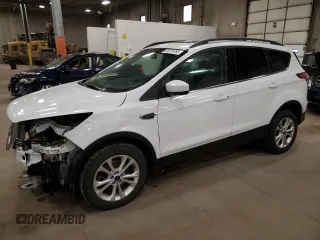 2017 Ford Escape SE with VIN 1FMCU9G96HUA26063, listed as a Copart auction lot 52075765 with 165,444 mi miles and Salvage Title. Bid and sale history available at carsss.com. Image 1.