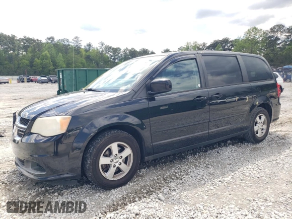 2013 Dodge Grand Caravan SXT with VIN 2C4RDGCG0DR523978, listed as a Copart auction lot 52805515 with 176,515 mi miles and Salvage Title. Bid and sale history available at DreamBid. Image 1.