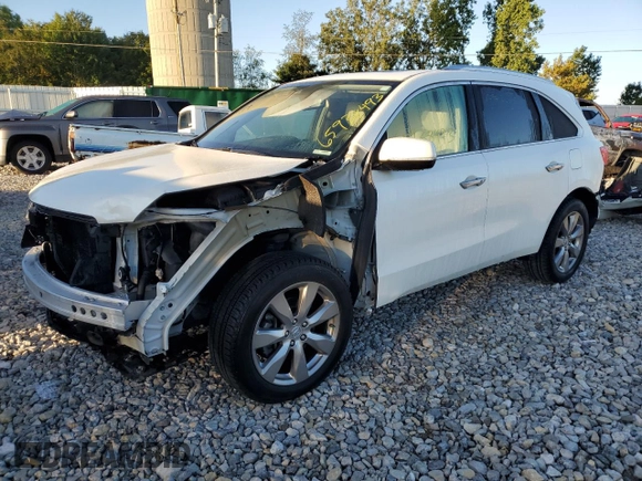 2016 Acura MDX w/Advance with VIN 5FRYD4H93GB018634, listed as a Copart auction lot 65938493 with 38,479 mi miles. Bid and sale history available at carsss.com. Image 1.