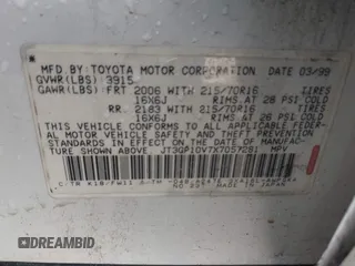 1999 Toyota RAV4 with VIN JT3GP10V7X7057281, listed as a IAAI auction lot 42110228 with 301,749 mi miles and . Bid and sale history available at DreamBid. Image 9.