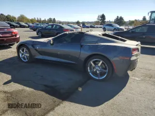 2014 Chevrolet Corvette 3LT with VIN 1G1YF2D71E5109963, listed as a Copart auction lot 77687814 with 34,089 mi miles and Salvage title. Bid and sale history available at DreamBid. Image 2.