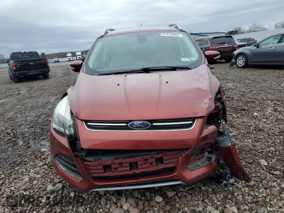 2014 Ford Escape Titanium with VIN 1FMCU9J94EUB20852, listed as a Copart auction lot 51412835 with 170,817 mi miles and Salvage Title. Bid and sale history available at DreamBid. Image 5.