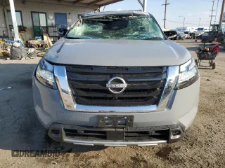 2023 Nissan Pathfinder Platinum with VIN 5N1DR3DG7PC200653, listed as a Copart auction lot 43285105 with 17,007 mi miles and Salvage title. Bid and sale history available at DreamBid. Image 5.
