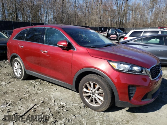 2020 Kia Sorento LX with VIN 5XYPG4A55LG615430, listed as a Copart auction lot 84684434 with 89,096 mi miles and Salvage Title. Bid and sale history available at DreamBid. Image 4.