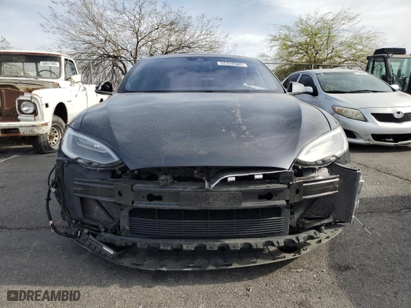 2016 Tesla Model S 90D with VIN 5YJSA1E2XGF156161, listed as a Copart auction lot 52332685 with 47,893 mi miles and Salvage Title. Bid and sale history available at carsss.com. Image 5.