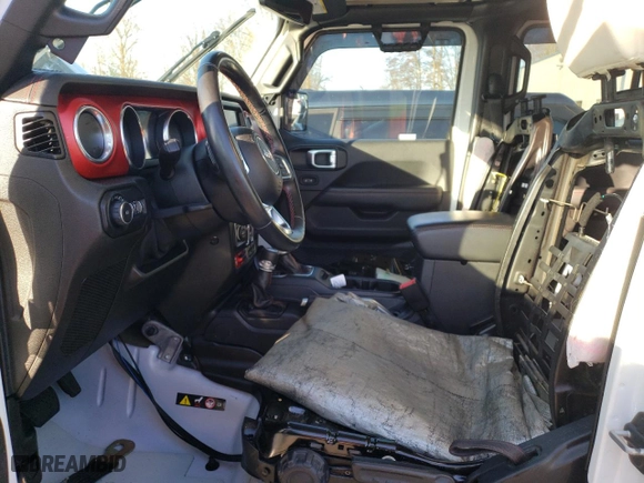 2019 Jeep Wrangler Unlimited Rubicon with VIN 1C4HJXFN5KW547244, listed as a Copart auction lot 88947665 with 77,853 mi miles and Salvage Title. Bid and sale history available at carsss.com. Image 7.