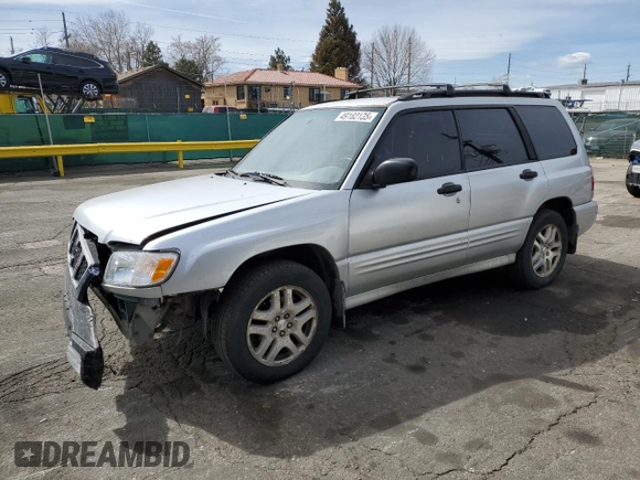 2002 Subaru Forester S w/Premium Pkg with VIN JF1SF65612H752985, listed as a Copart auction lot 49182135 with 232,839 mi miles and Salvage Title. Bid and sale history available at carsss.com. Image 1.