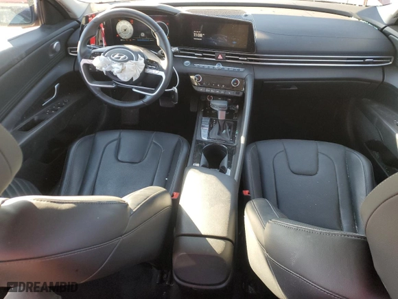 2023 Hyundai Elantra Limited with VIN KMHLP4AG2PU376497, listed as a Copart auction lot 85724184 with 38,876 mi miles and Salvage Title. Bid and sale history available at carsss.com. Image 8.