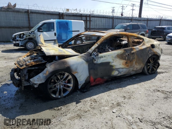 2016 Hyundai Genesis Coupe Ultimate with VIN KMHHU6KJ5GU132816, listed as a Copart auction lot 49456715 with Not provided miles and Non repairable. Bid and sale history available at DreamBid. Image 1.