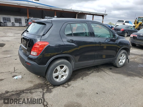 2016 Chevrolet Trax LS with VIN KL7CJNSB7GB631975, listed as a Copart auction lot 47319595 with 80,010 mi miles and Salvage Title. Bid and sale history available at carsss.com. Image 3.