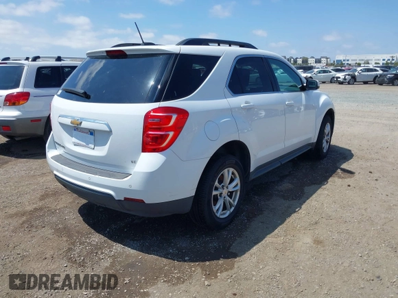 2017 Chevrolet Equinox LT with VIN 2GNFLFEK7H6307111, listed as a IAAI auction lot 42182015 with 145,710 mi miles. Bid and sale history available at carsss.com. Image 4.