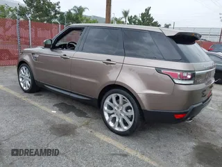 2016 Land Rover Range Rover Sport V6 HSE with VIN SALWR2PF2GA587143, listed as a IAAI auction lot 42106072 with 78,324 mi miles. Bid and sale history available at carsss.com. Image 3.