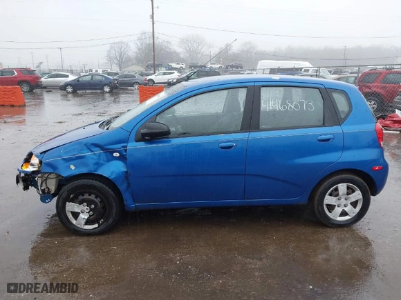 2008 Chevrolet Aveo LS with VIN KL1TD66608B010633, listed as a IAAI auction lot 41468073 with 73,744 mi miles. Bid and sale history available at carsss.com. Image 14.