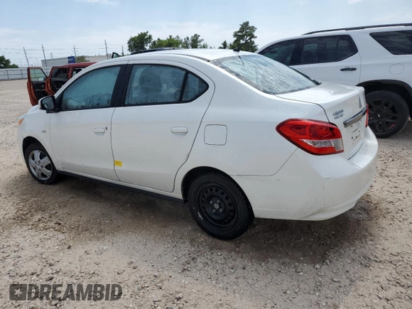 2020 Mitsubishi Mirage G4 ES with VIN ML32F3FJ8LHF04543, listed as a Copart auction lot 54212004 with 75,631 mi miles. Bid and sale history available at carsss.com. Image 2.