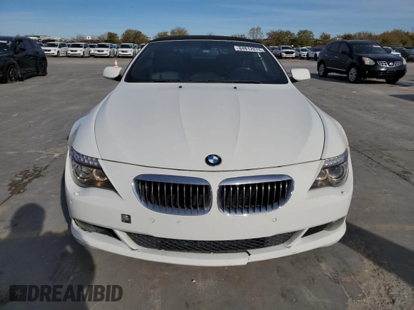 2009 BMW 6 Series 650i with VIN WBAEB53589CX64532, listed as a Copart auction lot 84812074 with 84,443 mi miles and Salvage Title. Bid and sale history available at carsss.com. Image 5.